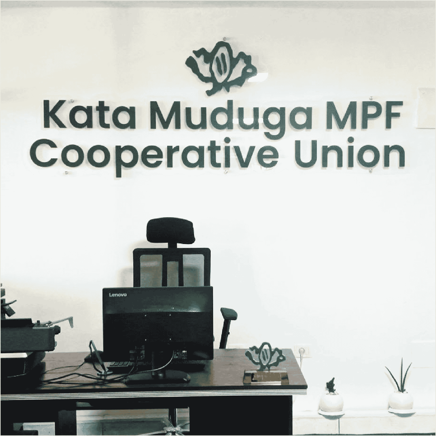 Office Wall Branding Kata Muduga